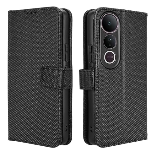 hülle Für vivo V50 Lite 4G Handyhülle, Kompatibel mit vivo V50 Lite 5G Hülle Case Handyhülle Schutzhülle PU Leder Flip Abdeckung schwarz hülle Für vivo V50 Lite 4G Handyhülle, Kompatibel mit vivo V50 Lite 5G Hülle Case Handyhülle Schutzhülle PU Leder Flip Abdeckung schwarz von Lucyliy