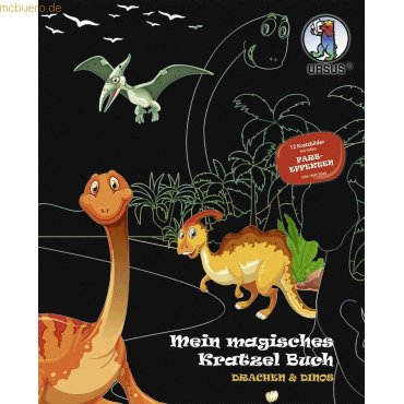 Ludwig Bähr Mein magisches Kratzelbuch 'Drachen und Dinos' von Ludwig Bähr