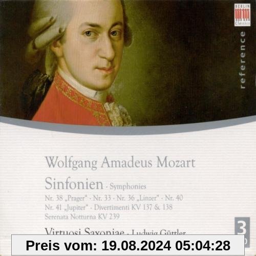 Mozart:Sinf.38,33,36,40,41 von Ludwig Güttler