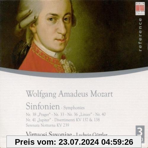 Mozart:Sinf.38,33,36,40,41 von Ludwig Güttler
