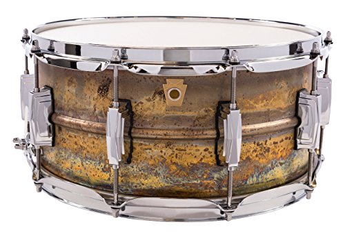 Ludwig 16,5 x 35,6 cm Raw Brass Phonic Snare Drum (LB464R) von Ludwig