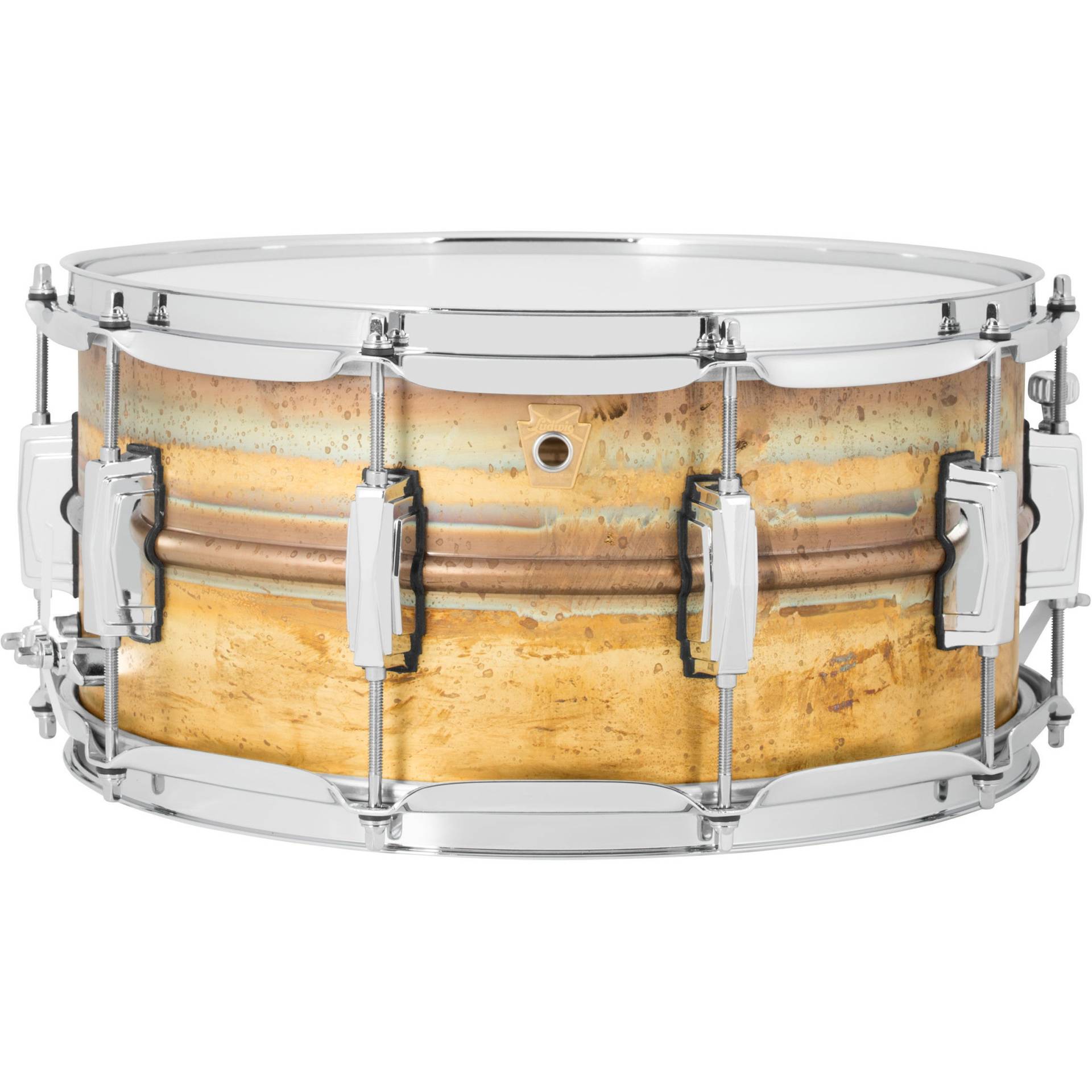Ludwig LB464R Raw Brass Phonic 14 x 6.5-inch Snare Drum Ludwig LB464R Raw Brass Phonic 14 x 6.5-inch Snare Drum von Ludwig