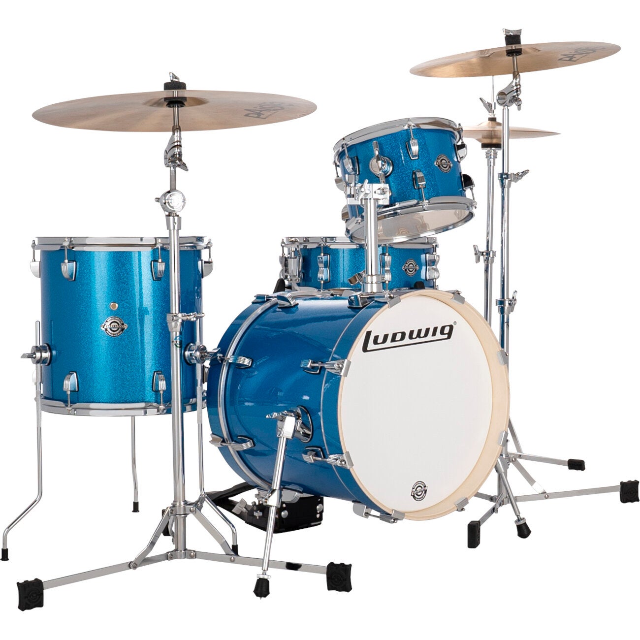 Ludwig LC2792 Breakbeats Blue Sparkle 4-Piece Shell Set With Bags Ludwig LC2792 Breakbeats Blue Sparkle 4-Piece Shell Set With Bags von Ludwig