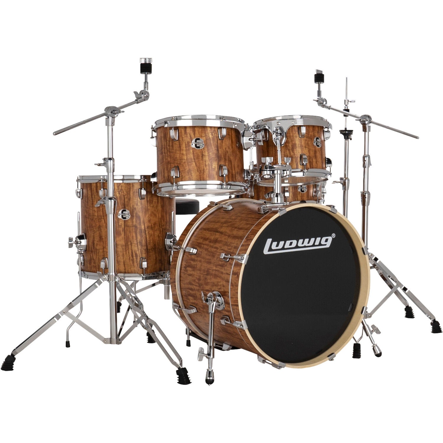 Ludwig LE520010 Element Evolution Cherry 5-Piece Drum Kit with Istanbul MS-X Cymbal Pack Ludwig LE520010 Element Evolution Cherry 5-Piece Drum Kit with Istanbul MS-X Cymbal Pack von Ludwig