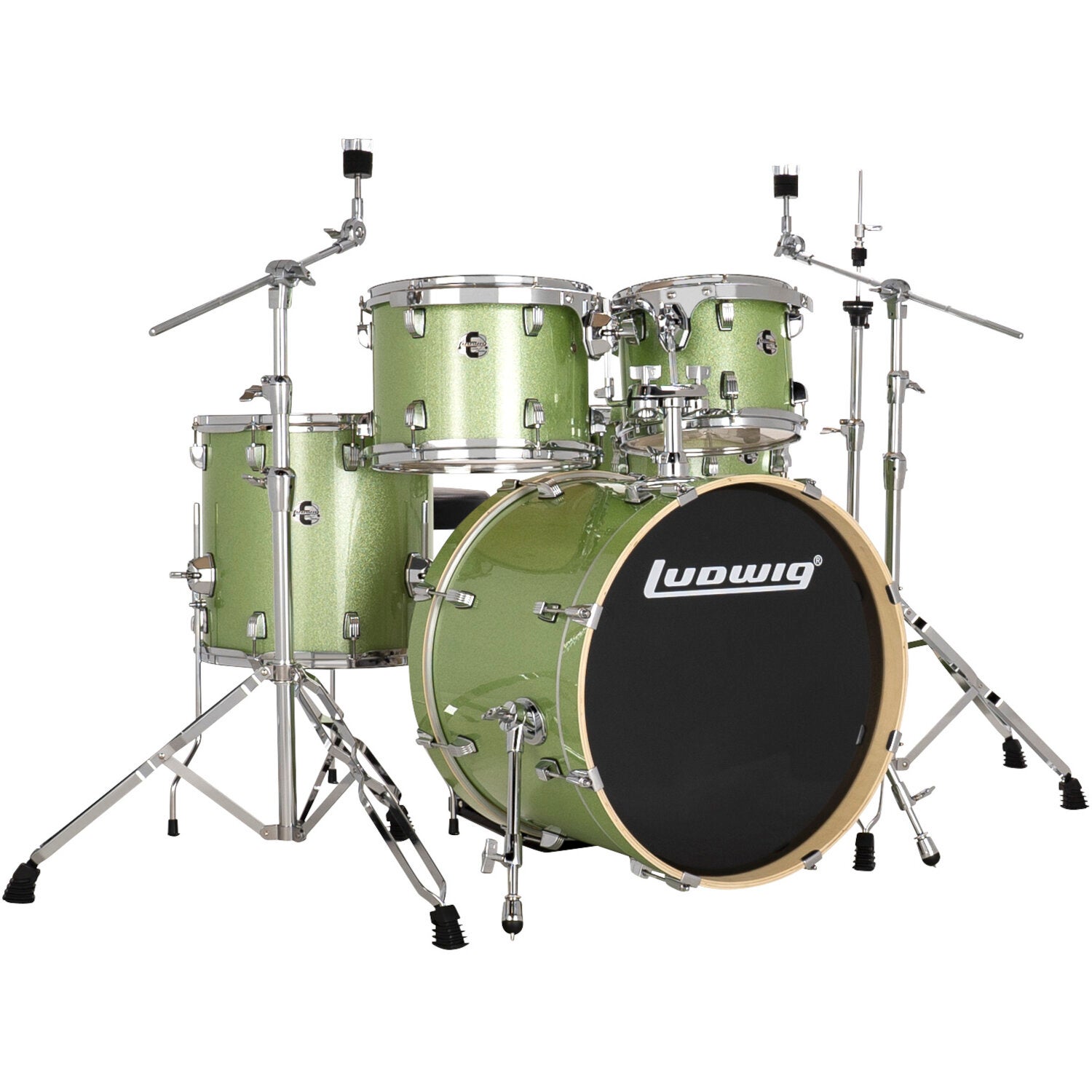Ludwig LE520018 Element Evolution Mint 5-Piece Drum Kit with Istanbul MS-X Cymbal Pack Ludwig LE520018 Element Evolution Mint 5-Piece Drum Kit with Istanbul MS-X Cymbal Pack von Ludwig