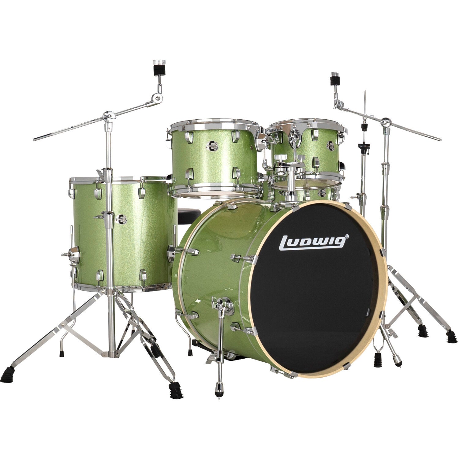 Ludwig LE522018 Element Evolution Mint 5-Piece Drum Kit with Istanbul MS-X Cymbal Pack Ludwig LE522018 Element Evolution Mint 5-Piece Drum Kit with Istanbul MS-X Cymbal Pack von Ludwig