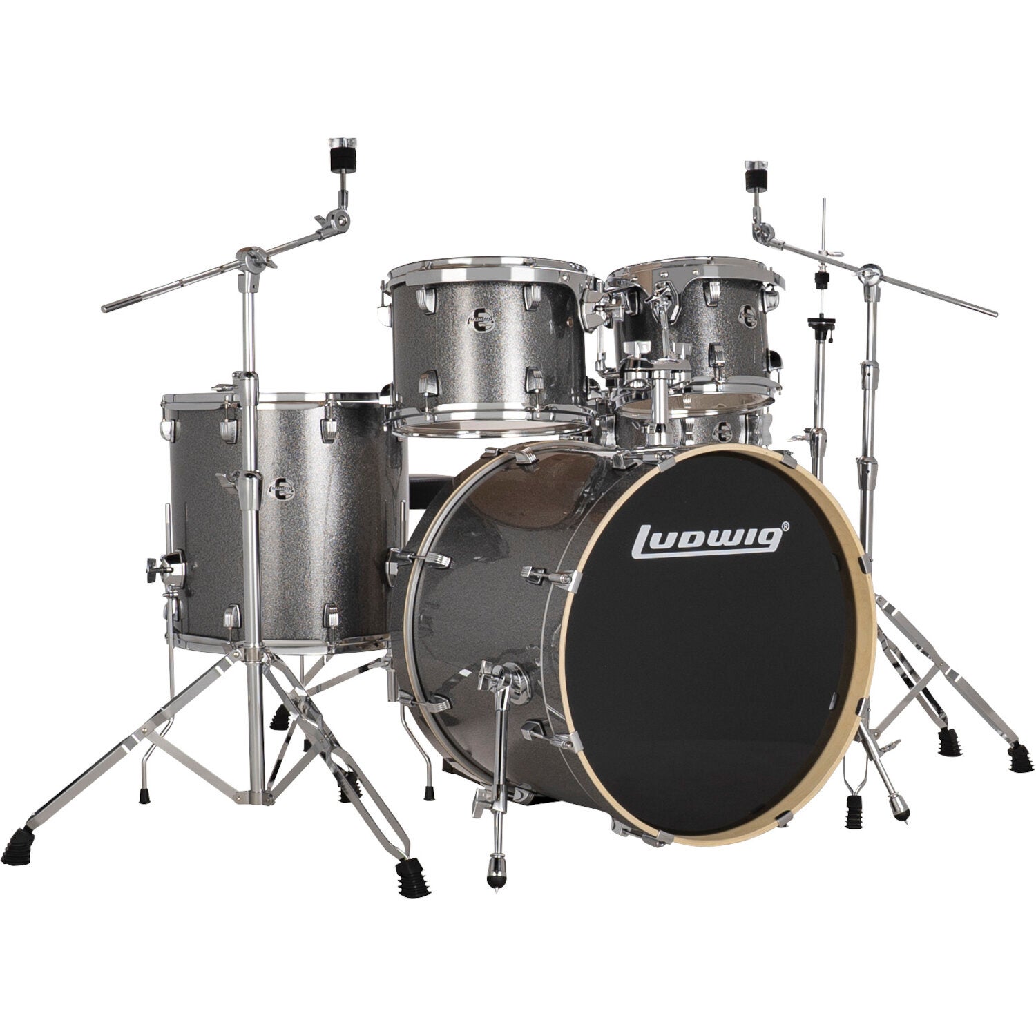 Ludwig LE522028 Element Evolution Platinum 5-Piece Drum Kit with Istanbul MS-X Cymbal Pack Ludwig LE522028 Element Evolution Platinum 5-Piece Drum Kit with Istanbul MS-X Cymbal Pack von Ludwig