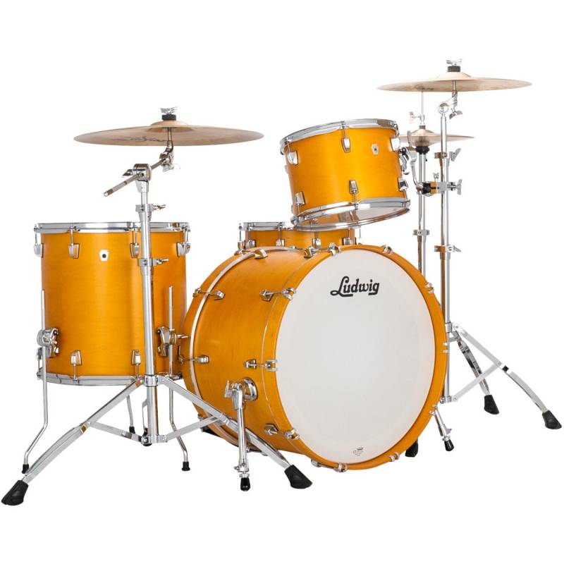 Ludwig LN34233TXPG NeuSonic Fab 3-Piece Shell Set (Satin Golden Slumbers) von Ludwig