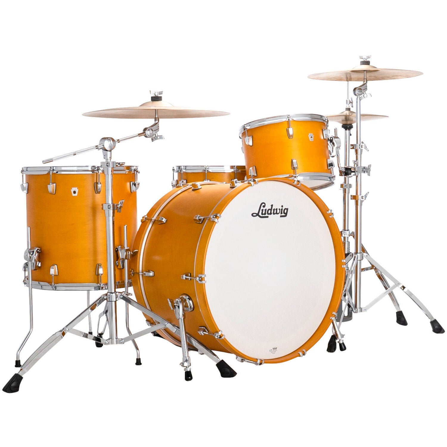 Ludwig LN34433TXPG NeuSonic Pro Beat 3-Piece Shell Set (Satin Golden Slumbers) von Ludwig