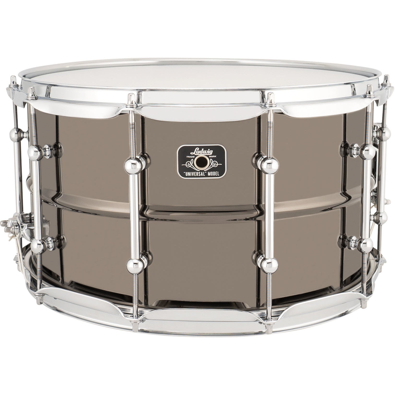 Ludwig LU0814C Chrome-Plated Brass 14" x 8" Snare Drum Ludwig LU0814C Chrome-Plated Brass 14" x 8" Snare Drum von Ludwig