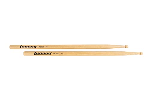 Ludwig Rock Drumsticks mit Nylonspitze, 1 Paar von Ludwig