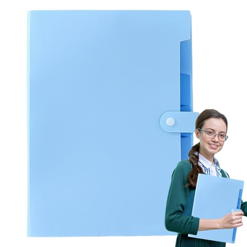 Lueear Dokumentenmappe, Schulrechnungs-Organizer – A4-Größe, multifunktionales Aufbewahrungszubehör mit farbigen Etiketten und 7 Taschen für Rechnungsbelege Lueear Dokumentenmappe, Schulrechnungs-Organizer – A4-Größe, multifunktionales Aufbewahrungszubehör mit farbigen Etiketten und 7 Taschen für Rechnungsbelege von Lueear