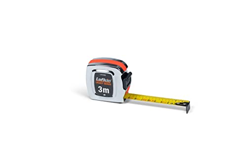 Lufkin L912CM 3m/13mm Legacy Series Massband mit Schlagfestes, Verchromtes ABS-Gehaüse, Silber/Orange Lufkin L912CM 3m/13mm Legacy Series Massband mit Schlagfestes, Verchromtes ABS-Gehaüse, Silber/Orange von Crescent Lufkin