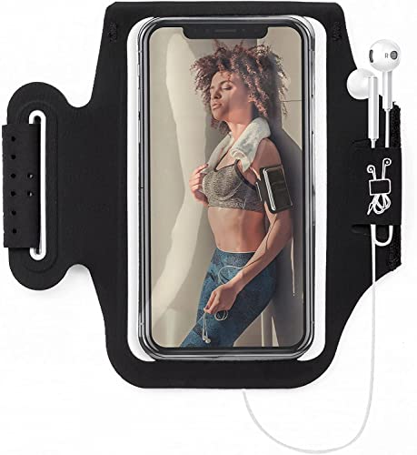 Handyhalterung für Hand Wasserdicht Laufarmband Handyhalterung zum Laufen mit Kartenfach für iPhone 14 Pro Max /13/12 Pro Max/12/11/XR/XS/X/8/7 Plus Android bis zu 6,5 Zoll von Lugege