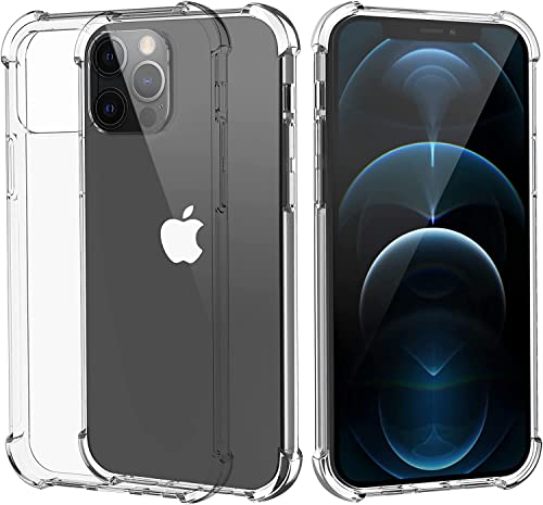 Lugege Case Compatible iPhone 12 Pro Max - Crystal Clear Cover with Air Cushion Gel Bumper Technology Full Protection Phone Cover for iPhone 12 Pro Max von Lugege