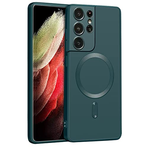 Entwickelt für Samsung S25 Ultra Handyhülle Pendler Serie, schlank, zäh, Tasche-freundlich, mit Port Schutz,Green Entwickelt für Samsung S25 Ultra Handyhülle Pendler Serie, schlank, zäh, Tasche-freundlich, mit Port Schutz,Green von Luhuanx