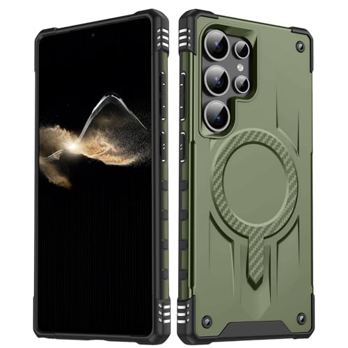 Hüllen für Samsung S24 Ultra-Schock Militär-Grade Robustes Telefon, Schlank,Kratzfest, Präzise Ausschnitte, Anti-Rutsch Griff, Haltbarkeit, Schutzhüllen,Green Hüllen für Samsung S24 Ultra-Schock Militär-Grade Robustes Telefon, Schlank,Kratzfest, Präzise Ausschnitte, Anti-Rutsch Griff, Haltbarkeit, Schutzhüllen,Green von Luhuanx