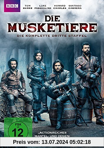 Die Musketiere - Die komplette dritte Staffel [4 DVDs] von Luke Pasqualino