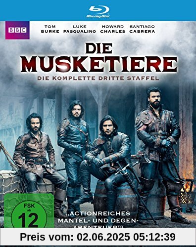 Die Musketiere - Die komplette dritte Staffel [Blu-ray] von Luke Pasqualino
