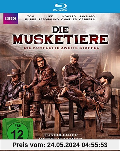 Die Musketiere - Die komplette zweite Staffel [Blu-ray] von Luke Pasqualino