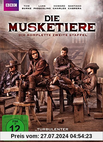 The Musketeers - Die komplette zweite Staffel [4 DVDs] von Luke Pasqualino