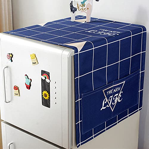 Lukery Kühlschrank Staubdichte Abdeckung, Kühlschrank Staubschutz mit Aufbewahrungstasche Multifunktionale Staub Cover für Mikrowelle Frontlader-Trockner (35x100cm,Dreieck) von Lukery