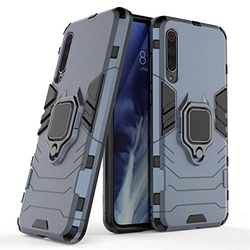 LuluMain Kompatibel mit Mi 9 Pro (5G) Hülle, Ring Ständer Magnetischer Handyhalter Auto Caseme Schutzhülle Case für Xiaomi Mi 9 Pro, Mi9 Pro 5G (Navy Blau) von LuluMain