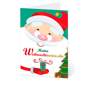 LUMA Weihnachtskarte Wünsche an den Weihnachtsmann DIN B6 von Luma