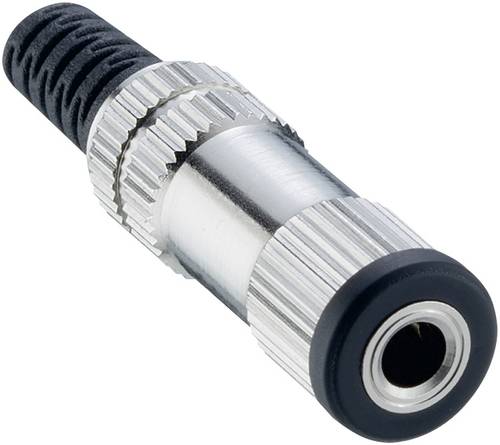 Lumberg 1520 02 Klinken-Steckverbinder 3.5mm Buchse, gerade Polzahl (num): 3 Stereo Silber von Lumberg