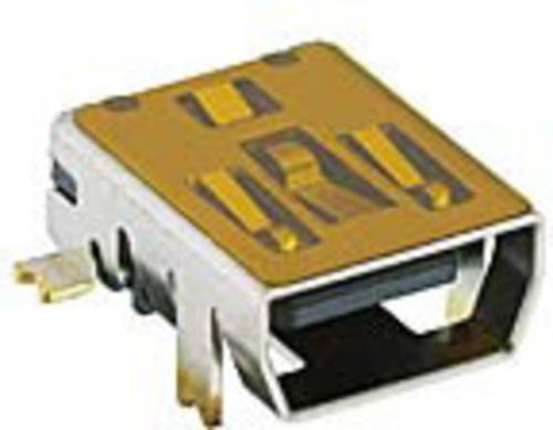 Lumberg Mini-USB-2.0 Einbaukupplung Typ AB Buchse, Einbau horizontal 2486 02 VP3 2486 02 VP3 Inhalt von Lumberg