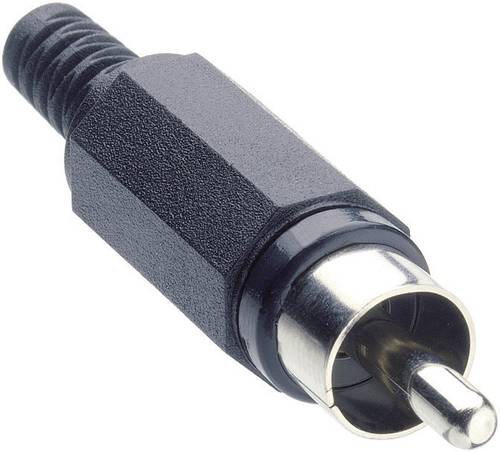 Lumberg XSTO 1-BK Cinch-Steckverbinder Stecker, gerade Polzahl (num): 2 Schwarz von Lumberg