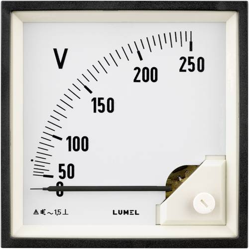 Lumel EA19 500V EA19 500V Einbaumessgerät 96 x 96mm 500 V/AC Dreheisen von Lumel