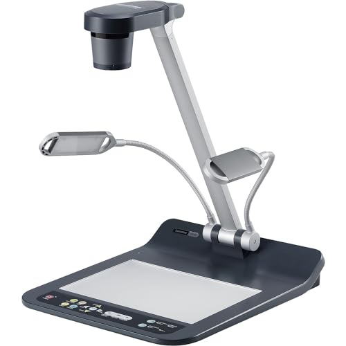 Lumens PS752 USB 2.0 Schwarz, Grau Dokumentenkamera - Dokumentenkameras (1024 x 768 (XGA),1280 x 1024 (SXGA),1280 x 768 (WXGA),1920 x 1080 (HD 1080), 30 fps, LED, 12x, 440 x 330 mm, 20x) von Lumens