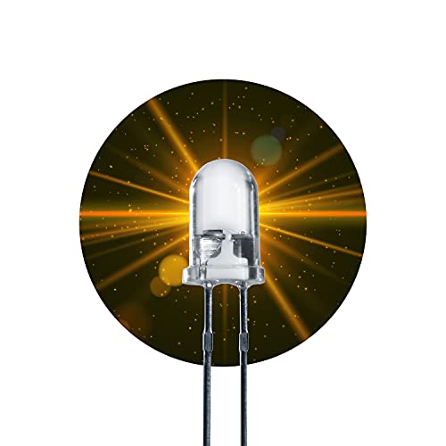 Lumetheus LED 5mm Farbe gelb 15000 mcd 100 Stück Leuchtdioden ca. 2V gelbe Diode 2 Pin LEDs Gehäuse klar Lumetheus LED 5mm Farbe gelb 15000 mcd 100 Stück Leuchtdioden ca. 2V gelbe Diode 2 Pin LEDs Gehäuse klar von Lumetheus