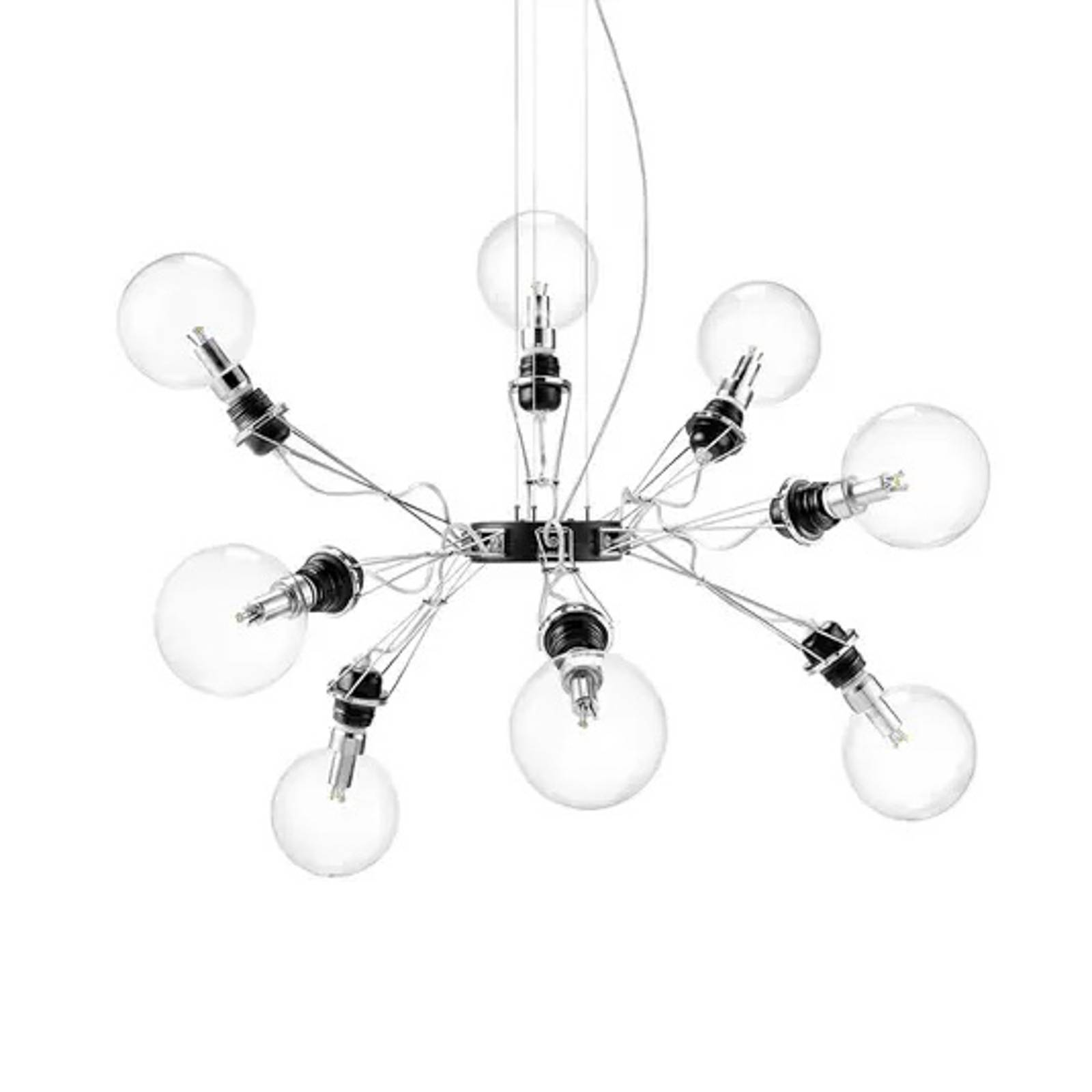 Lumina Matrix Otto Hängeleuchte 8-fl., nickel Lumina Matrix Otto Hängeleuchte 8-fl., nickel von Lumina