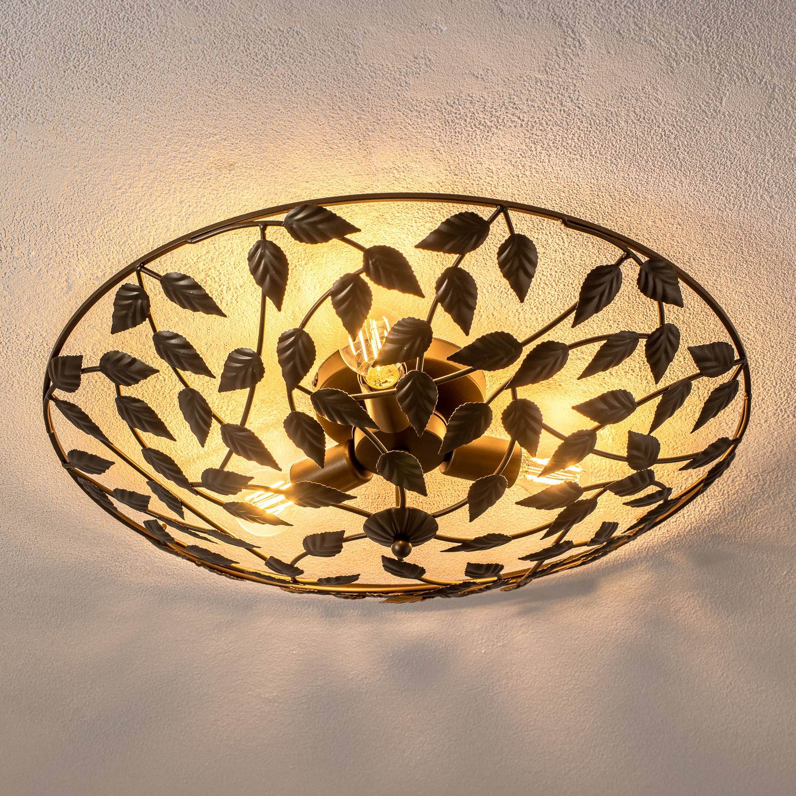 Deckenleuchte Arion, titanfarben, Ø 63 cm, Stahl Deckenleuchte Arion, titanfarben, Ø 63 cm, Stahl von Luminex