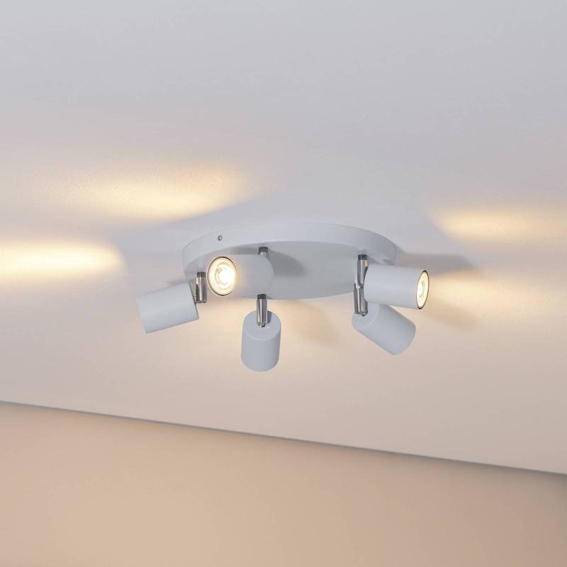 Deckenstrahler Fun, hellblau, Ø 30 cm, verstellbar, GU10 von Luminex