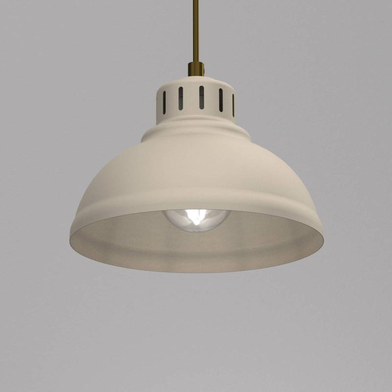 Hängeleuchte Sven, 1-flammig, beige, Stahl von Luminex
