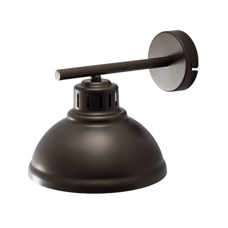Wandlampe Sven, titan-goldfarben, Ø 21 cm, Stahl von Luminex