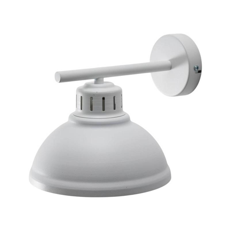 Wandleuchte Sven, 1-flammig, weiß, Stahl, E27 von Luminex