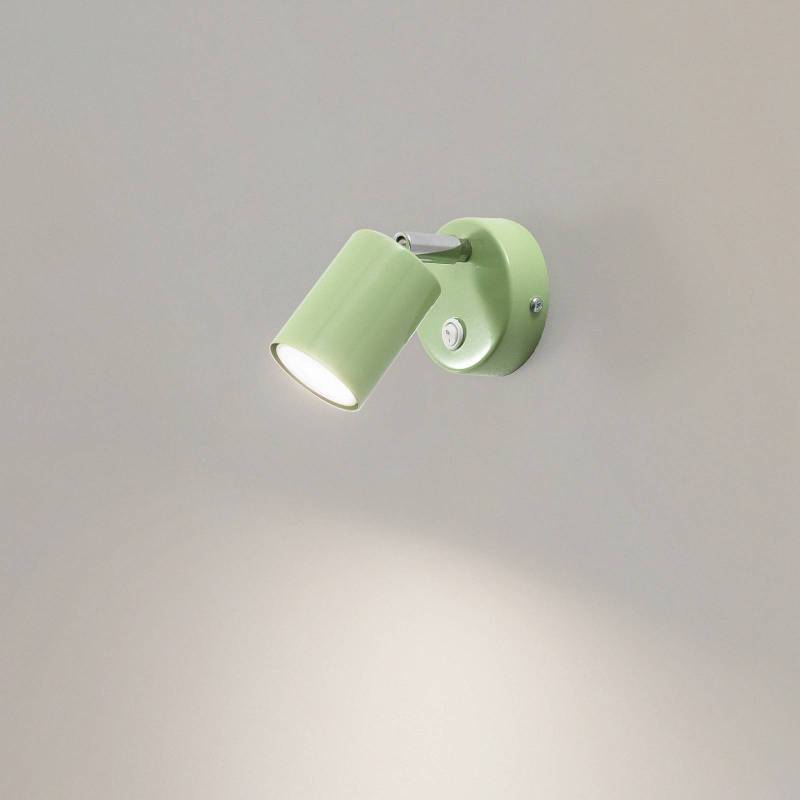 Wandstrahler Fun, hellgrün, 14 cm hoch, verstellbar, GU10 von Luminex