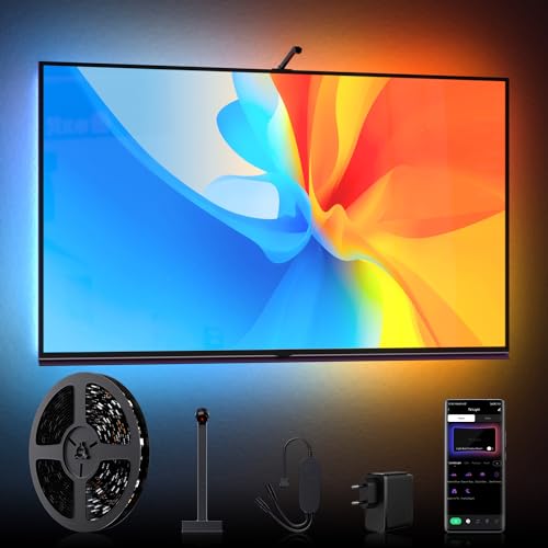Lumtang TV 3M LED Hintergrundbeleuchtung, Hintergrundbeleuchtung Color Picking Device für 40-55 Zoll TV und PC, Bluetooth App-Steuerung Lumtang TV 3M LED Hintergrundbeleuchtung, Hintergrundbeleuchtung Color Picking Device für 40-55 Zoll TV und PC, Bluetooth App-Steuerung von Lumtang