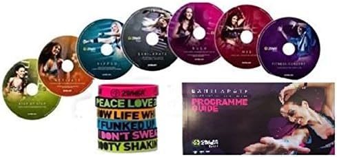 14 teiliges Zumba Set bestehend aus 7 DVD´s + Ernährungplaner+ Sportarmbänder zumba fitness zumba video zumba workout von Luna24 simply great ideas...