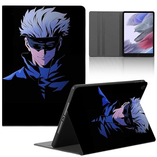 Tablet Hülle für Apple iPad (2020)/8th Gen/7/9th Gen 10.2 Zoll, Anime Jujutsu Kaisen Gojo Satoru Junge Cover, Schutzhülle PU Leder Flip Multi-Winkel Verstellbar Ständer Tablet Folio von LunarDrift