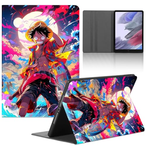 Tablet Hülle für Apple iPad Air (2019) 10.5 Zoll, Anime Gear 5 Luffy Nika Junge Cover, Halten Sie vorne Schutzhülle PU Leder Flip Multi-Winkel Verstellbar Ständer Tablet Folio von LunarDrift