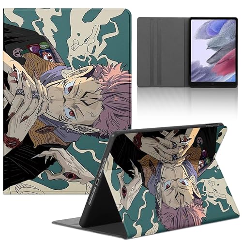 Tablet Hülle für Lenovo Tab M10 Plus (3rd Gen) 10.6 Zoll, Anime Jujutsu Kaisen Yuji Itadori Junge Ultradünn Halten Sie vorne Schutzhülle PU Leder Flip Multi-Winkel Verstellbar Ständer Tablet Folio von LunarDrift