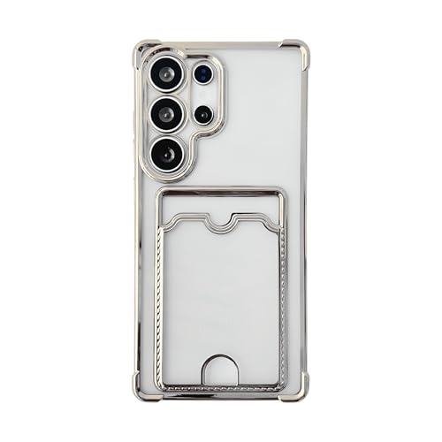 Lunivop Schutzhülle für Samsung Galaxy S25 Ultra, transparent, dünn, mit Kartenhalter, TPU-Beschichtung, weich, stoßfest, vergilbungsfrei, kratzfest, transparent, Schutzhülle für Galaxy S25 Ultra 17,5 Lunivop Schutzhülle für Samsung Galaxy S25 Ultra, transparent, dünn, mit Kartenhalter, TPU-Beschichtung, weich, stoßfest, vergilbungsfrei, kratzfest, transparent, Schutzhülle für Galaxy S25 Ultra 17,5 von Lunivop