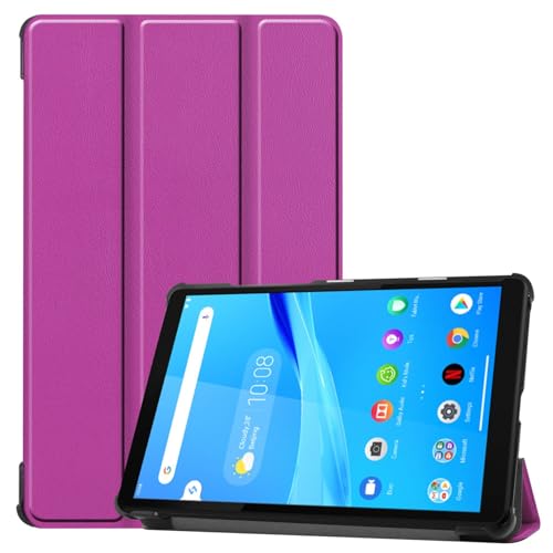 3-Falten Schleppabdeckung Hülle - Geeignet für Lenovo Tab M8 - Lila von Lunso