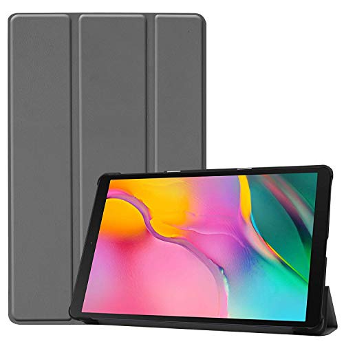 3-Flip Cover Hülle - Passend für Samsung Galaxy Tab A 10.1 Zoll (2019) - Grau von Lunso