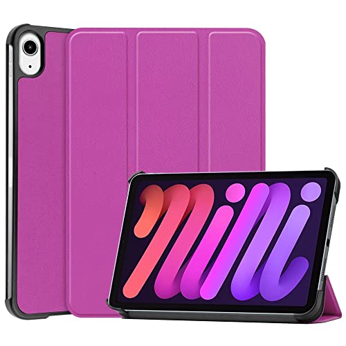 3-Fold Sleep Cover Hülle - Passend für iPad Mini 6 (2021) - Lila von Lunso